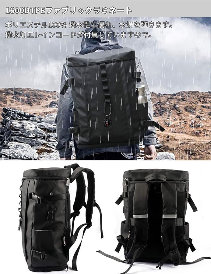 Amazon.co.jp: [Sendida] メンズ リュックサック 大容量 防水